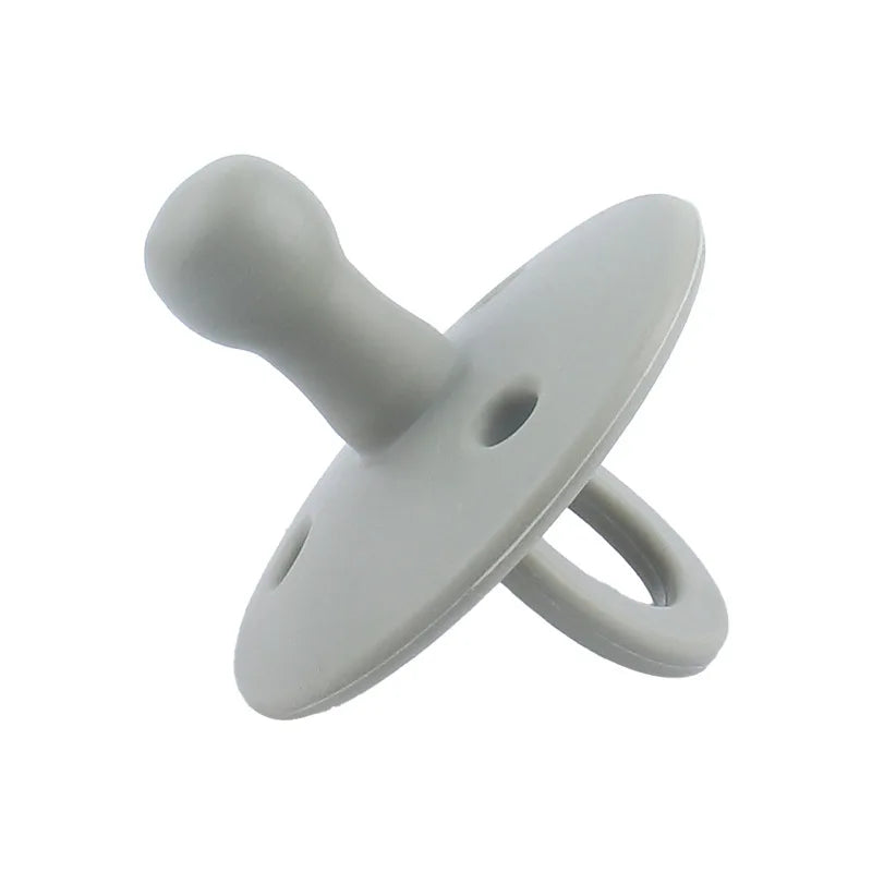 Soft Silicone Baby Pacifier with Clip Chain
