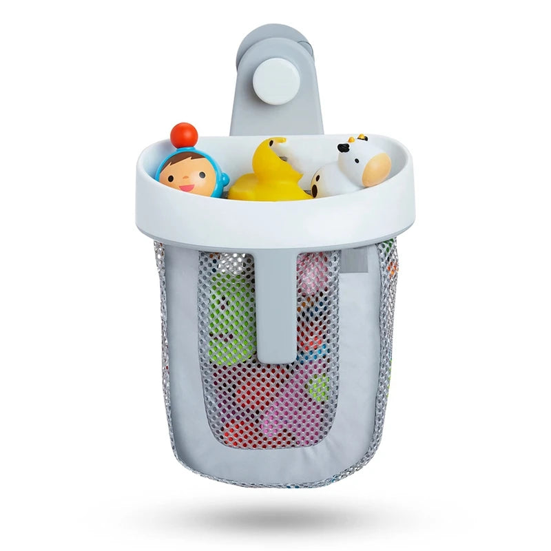 Hanging Mesh Bath Toy Storage with Quick-Dry Design
