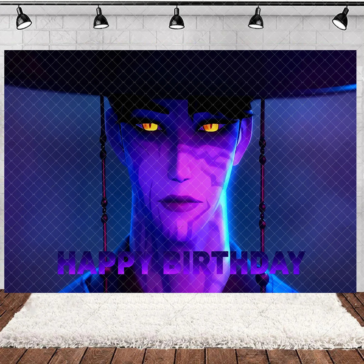 K-Pop Theme Party Backdrop for Birthday Celebrations