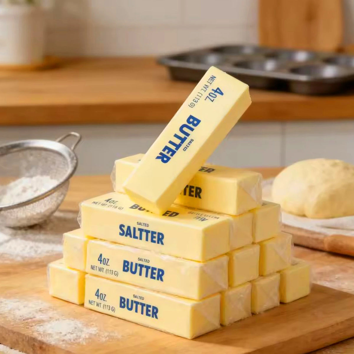 Squishy Cheese Stick Fidget Toy for Stress Relief