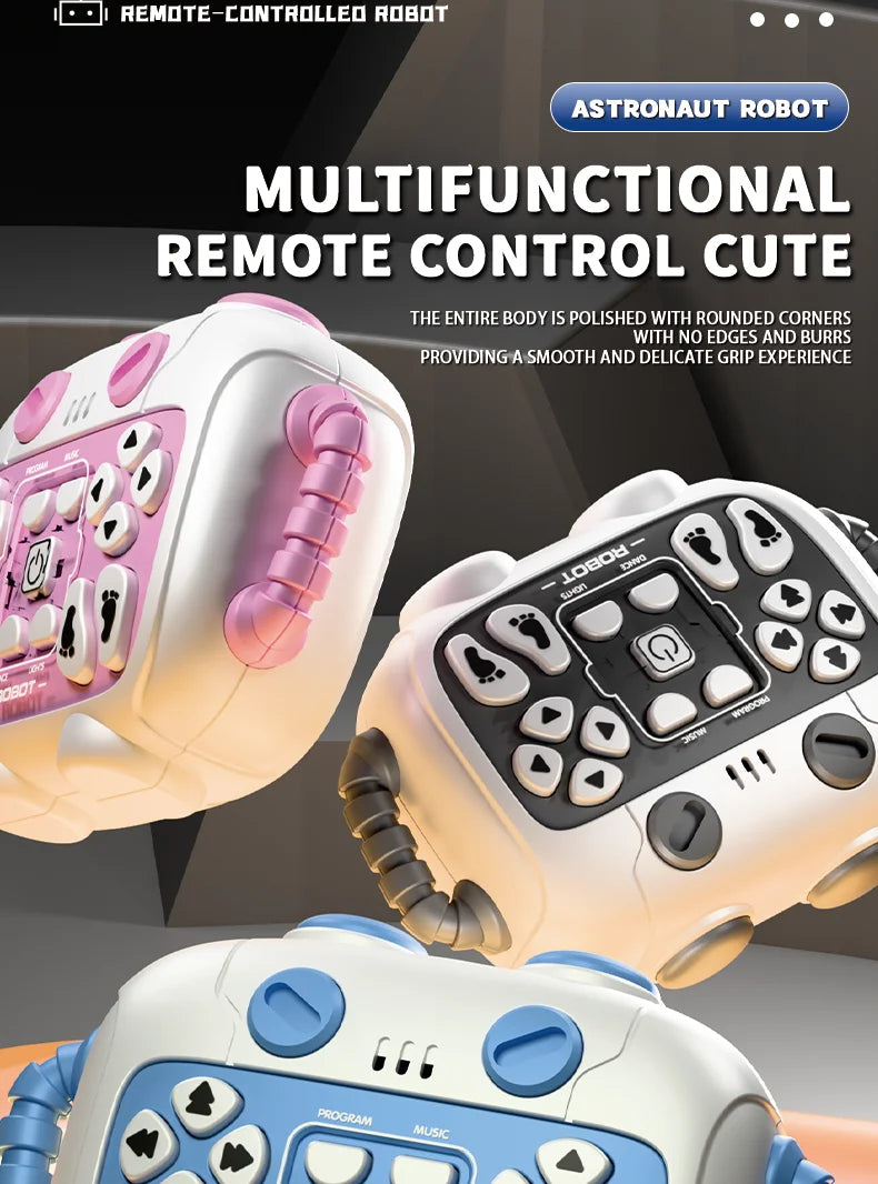 Interactive Remote Control Robot with Lights, Music & Recording