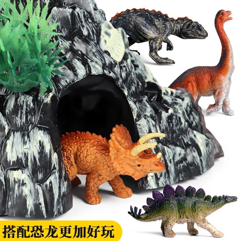 Realistic Dinosaur Figurine Collection for Imaginative Play