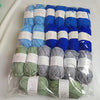 A pack of 20 skeins of milk cotton blend yarn in various colors for knitting and crochet projects.