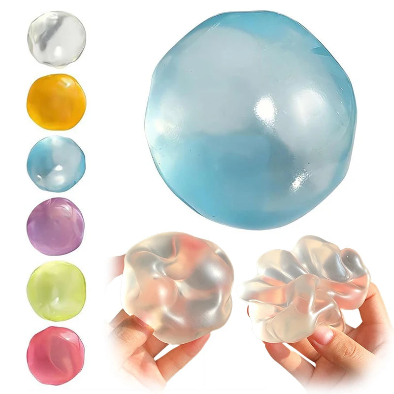Squishy Coconut Oil Stress Ball – Handmade Sensory Fidget Toy