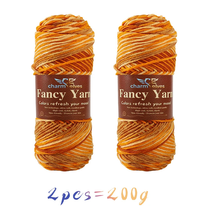 Soft Gradient Acrylic Yarn - 200g per Ball