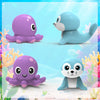 8-Piece Wind-Up Sea Animal Bath Toys Set