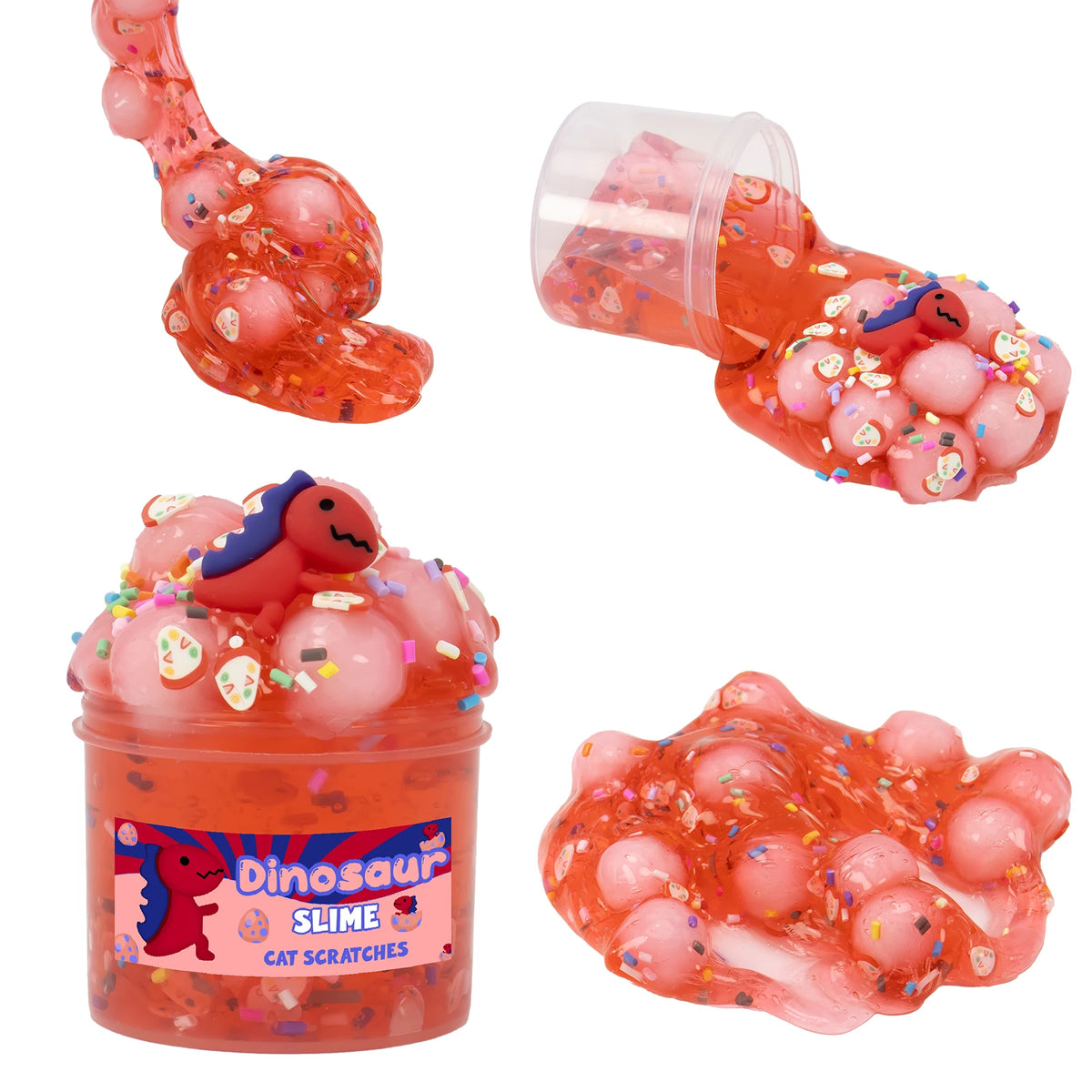 Jelly Cube Crunchy Crystal Slime – Soft Stretchy DIY Putty