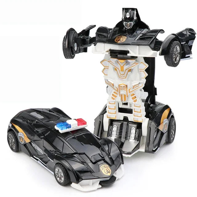 2-in-1 Transforming Robot Car Toy