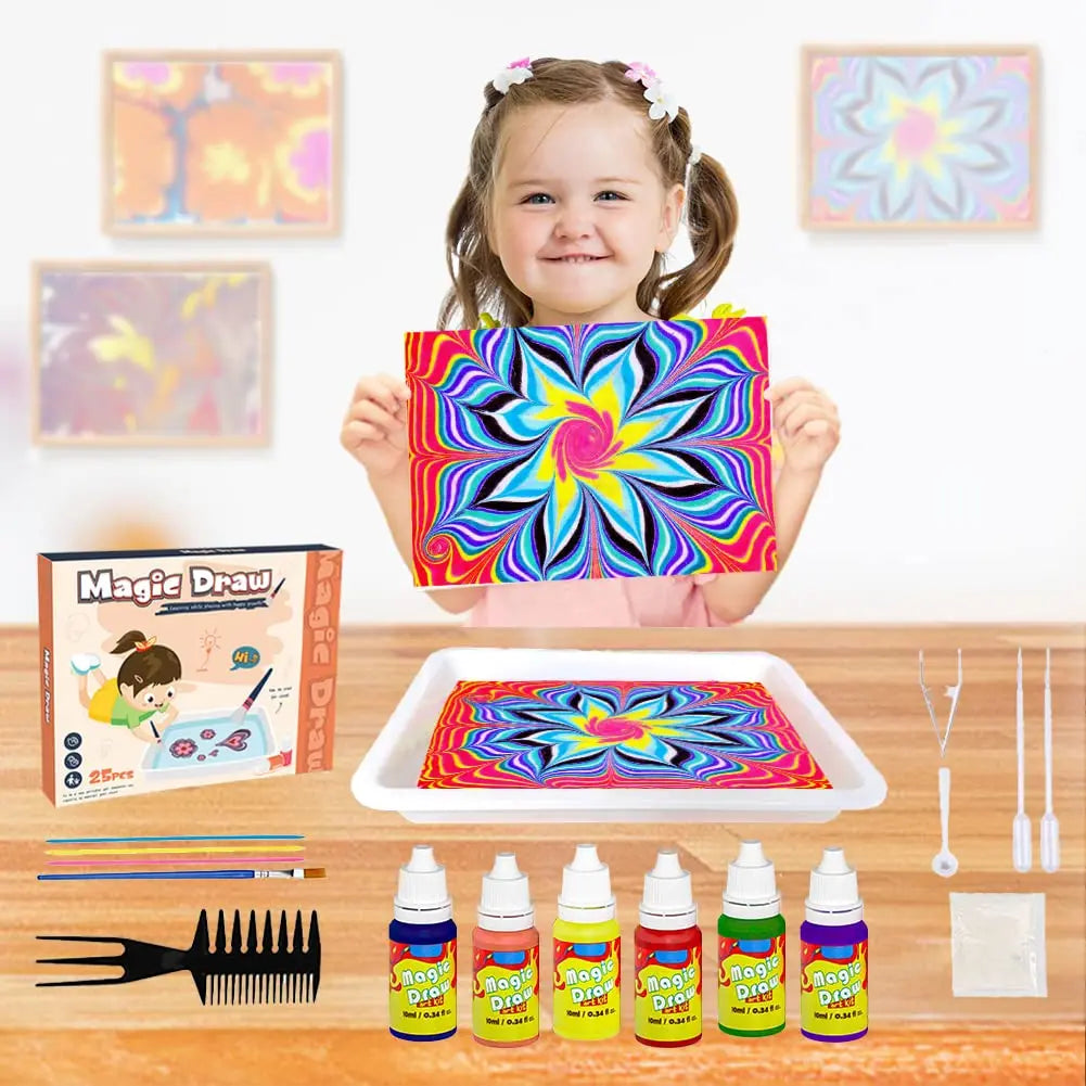 Kids Water Marbling Painting Kit