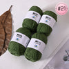 Soft Milk Cotton Yarn Value Pack - 4 Balls for Knitting & Crochet