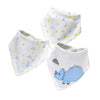 Soft Cotton Baby Bibs (3-Pack) with Cartoon Prints