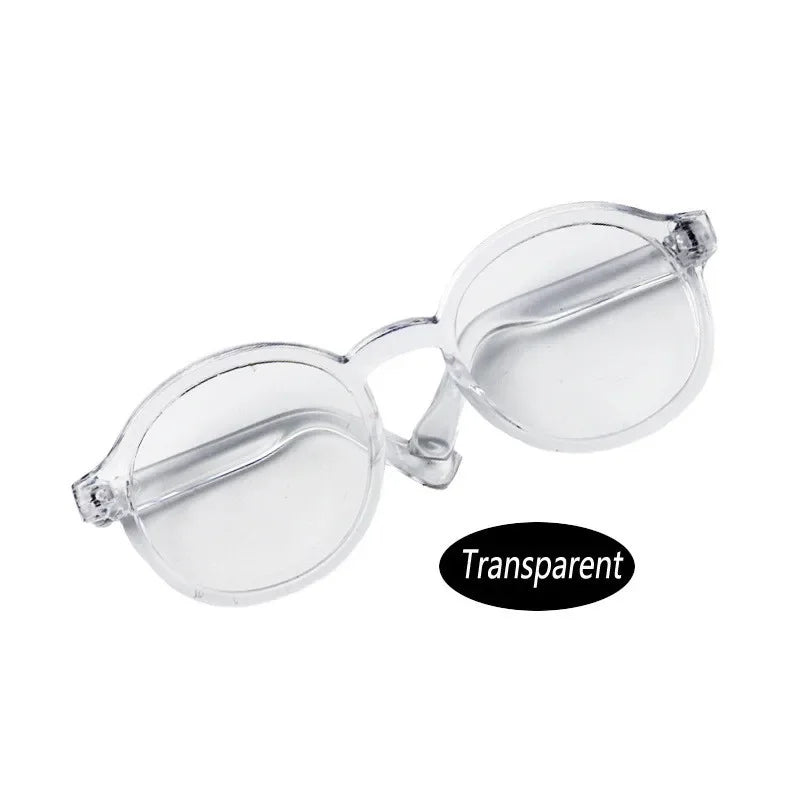Transparent Plastic Sunglasses for Labubu Dolls (15cm/20cm)