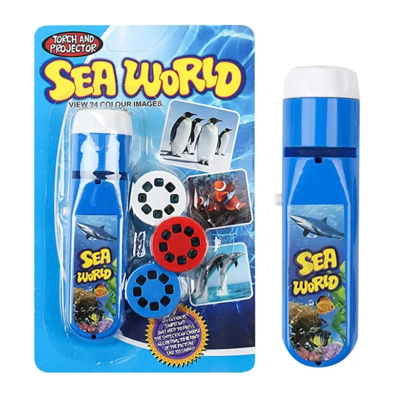 Kids' Story Projector Flashlight with Educational Patterns