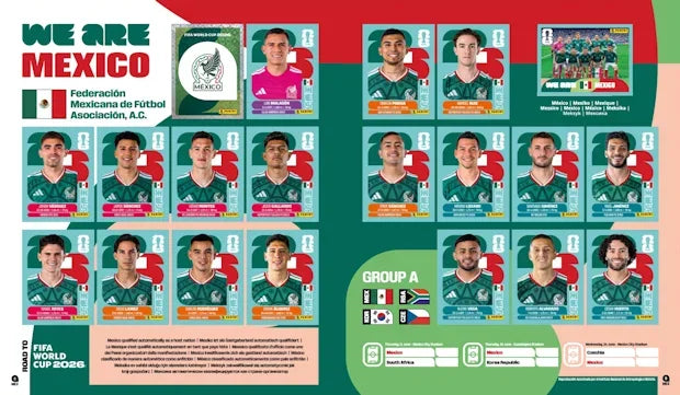Official Panini 2026 FIFA World Cup Sticker Collection Box