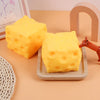 Jumbo Cheese Squeeze Fidget Toy – Slow Rebound Stress Relief