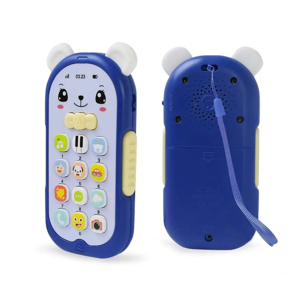 Musical Baby Phone Toy with Teether, Lights & Sounds
