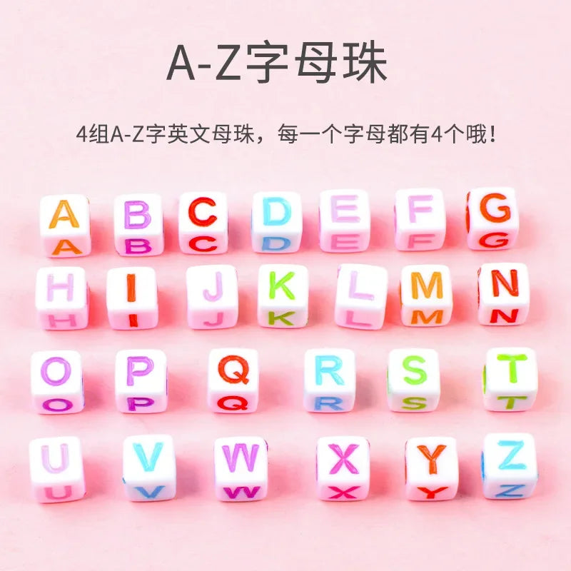 A set of colorful letter blocks for learning the English alphabet A to Z