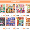 A collection of 5D Diamond Painting Kits featuring various floral and decorative designs.
