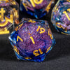 Liquid Core Dice Set for Dungeons & Dragons | Sharp Edge Resin RPG Dice