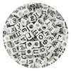 Acrylic Alphabet Beads for Jewelry Making - Mixed Letter Cubes