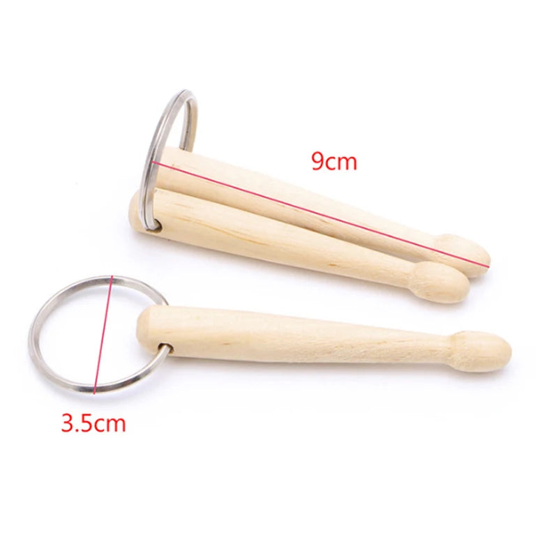 Mini Crash Cymbal with Drumsticks for Car Air Vents