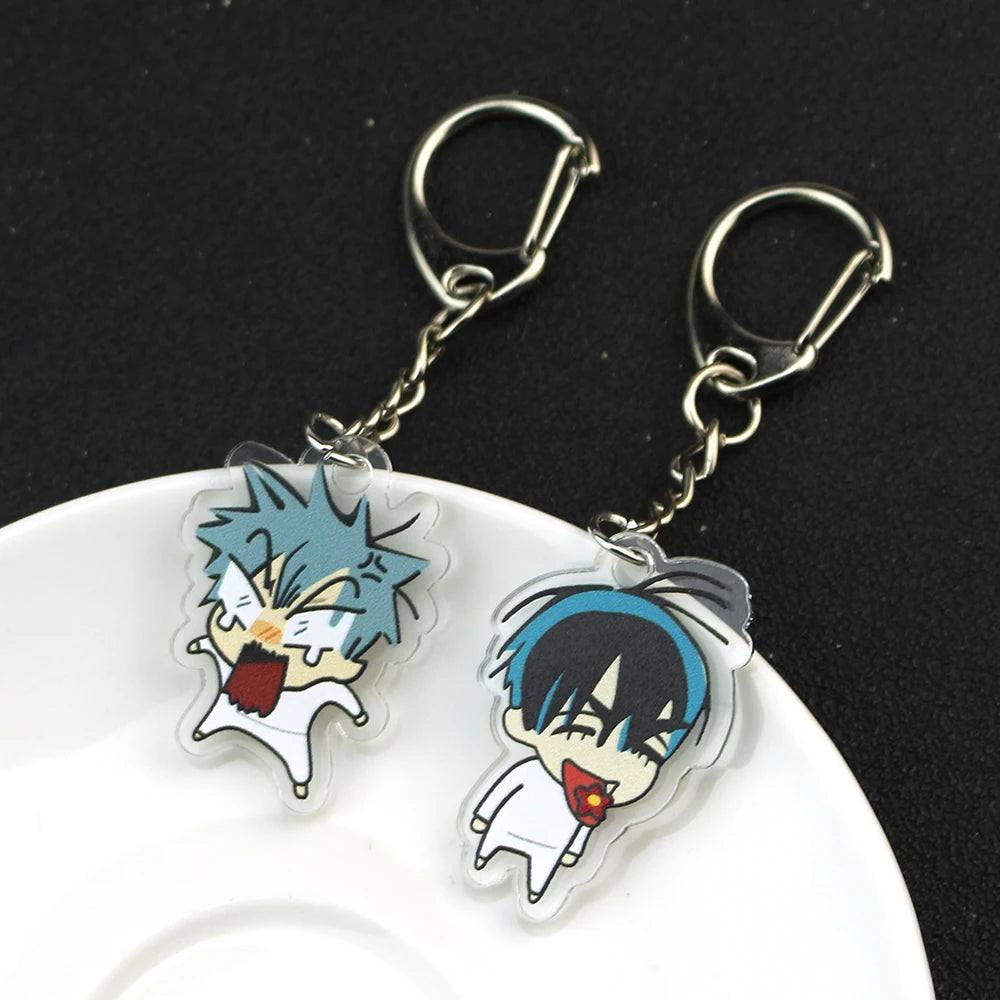 Cartoon Alien Stage Ivan & Till Acrylic Keychain