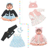 Adorable Jumpsuit Set for 20-22 Inch Reborn Dolls