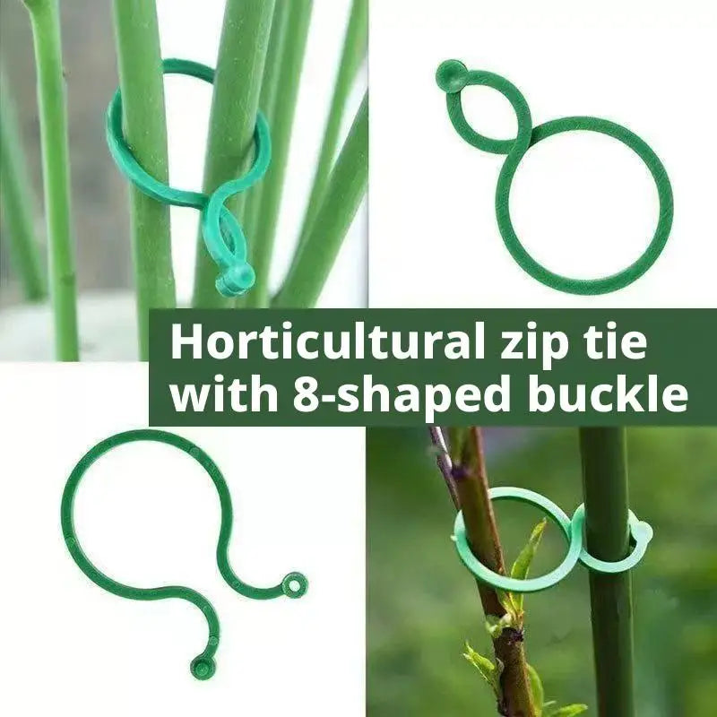 Garden Plant Support Clips (100-Pack)
