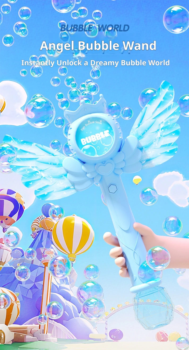 Automatic Bubble Gun with Lights and Sound