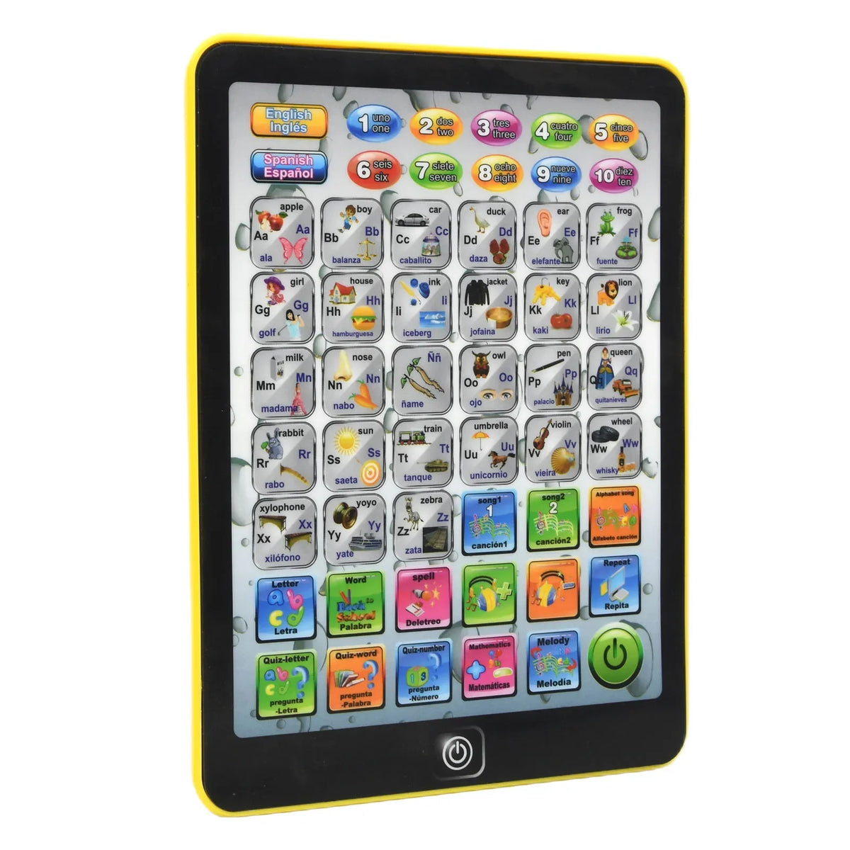 Spanish-English Bilingual Learning Tablet for Kids