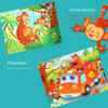 Wooden Animal Jigsaw Puzzles for Toddlers (Set of 12)