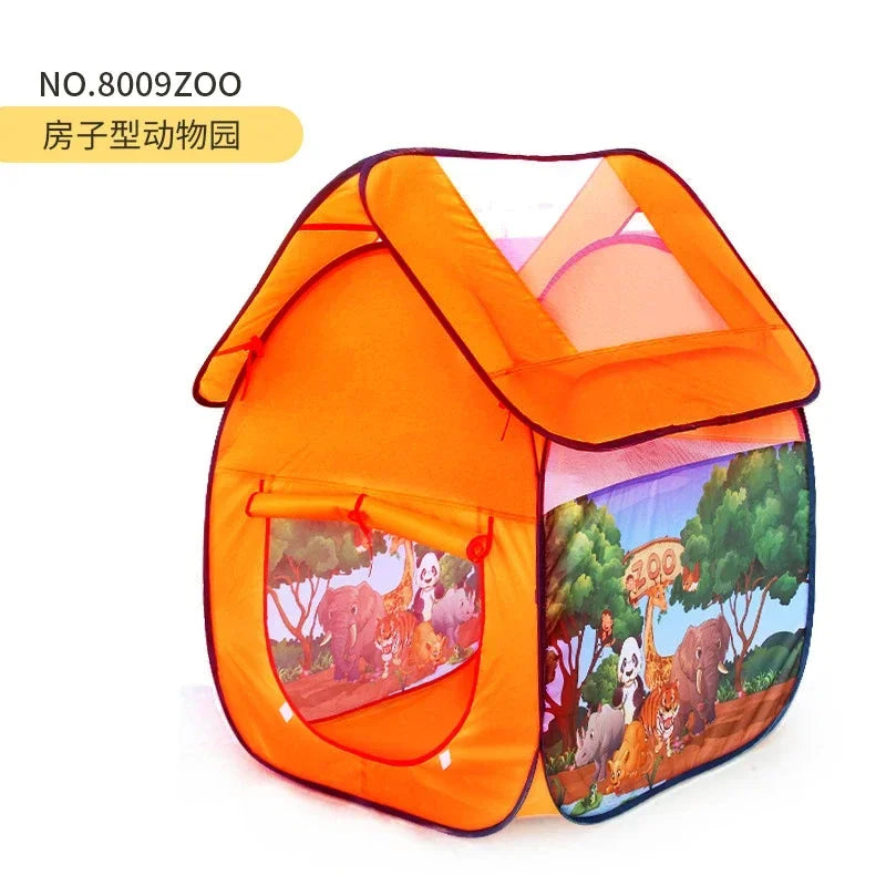 Kids' Princess Castle Play Tent – Foldable Indoor & Outdoor Toy