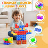 Transparent Magnetic Building Cubes – STEM Learning Construction Set for Kids