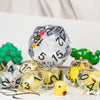 Cute Animal Resin Polyhedral Dice Set