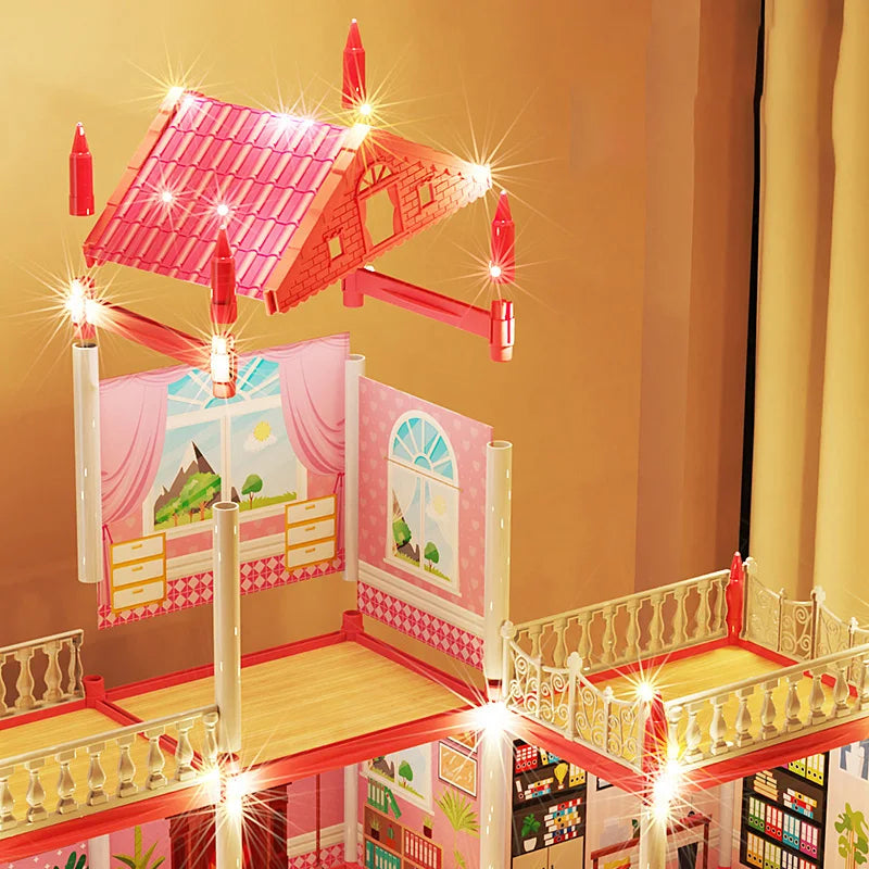 3D Princess Castle Dollhouse Building Kit