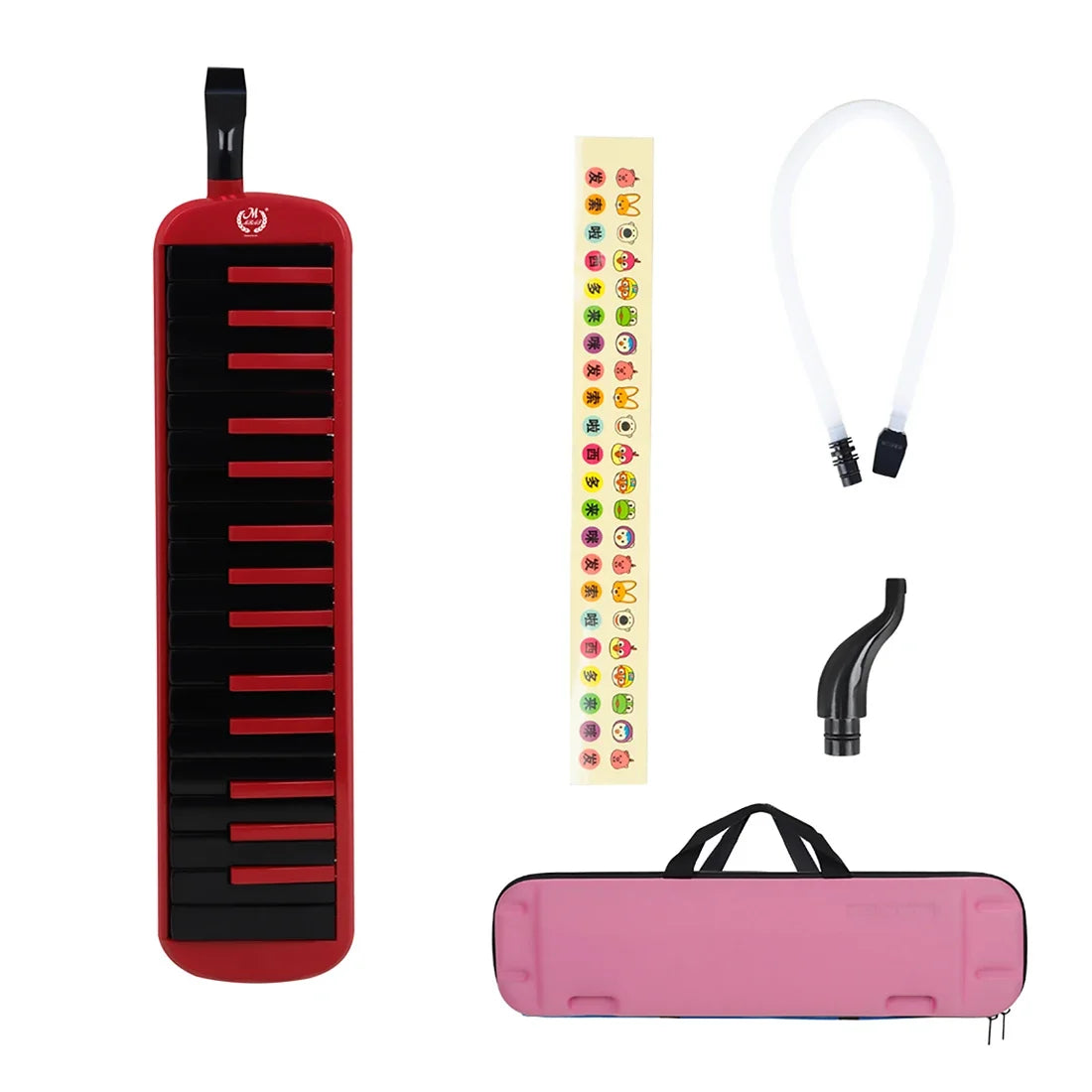 32-Key Portable Melodica with Windpipe and Backstrap