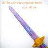 Purple Telescopic Rumi Sword Cosplay Prop