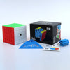 Boîte noire de puzzle Magnetic Speed Cube avec un cube vert et une illustration du puzzle à l'intérieur.