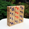Wooden Magnetic Alphabet Blocks for Phonics and Spelling