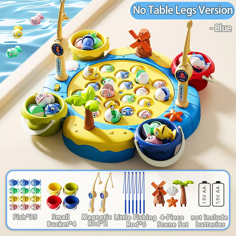 Magnetic Fishing Game with 360° Rotation – Educational Toy for Kids