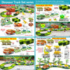 Dinosaur Train Toy Set with Flexible Road Race Track and Dino Car