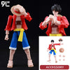 A fully articulated 14cm action figure of Jujutsu Kaisen Yuji Itadori in a red jacket and blue pants.
