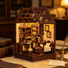 DIY Wooden Miniature House Kit with LED Lighting