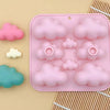 Silicone Cloud Mold for Candles and Desserts – 8-Cavity Flexible Pan