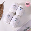 Soft Milk Cotton Yarn Value Pack - 4 Balls for Knitting & Crochet