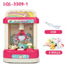 Mini Claw Machine Toy with Lights and Music for Kids