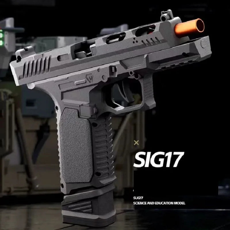 Shell Ejecting Toy Gun with Continuous Firing Action