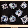 Liquid Core Dice Set for Dungeons & Dragons | Sharp Edge Resin RPG Dice