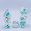 Acrylic Polyhedral Dice Set with Animal Duck Fillers