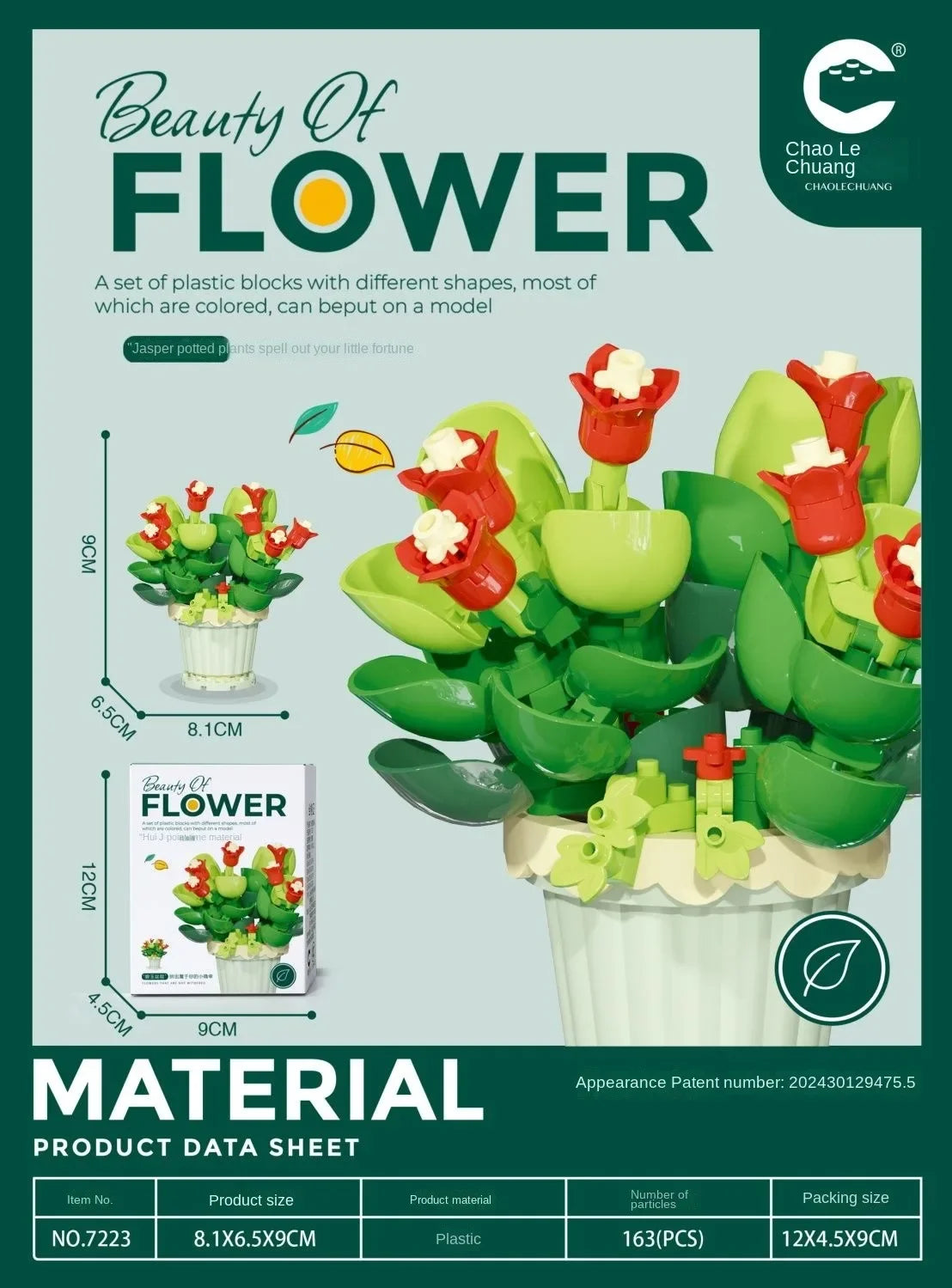 DIY Mini Flower Building Block Kit – Everlasting Desktop Decor